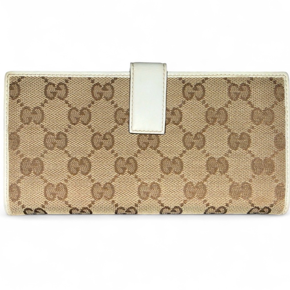 Gucci Wallet GG Ophidia Long Continental Bifold Sherry Line Guccissima with Box - Picture 3 of 12